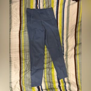 Girlfriend Collective Blue Compressive Pocket Legging